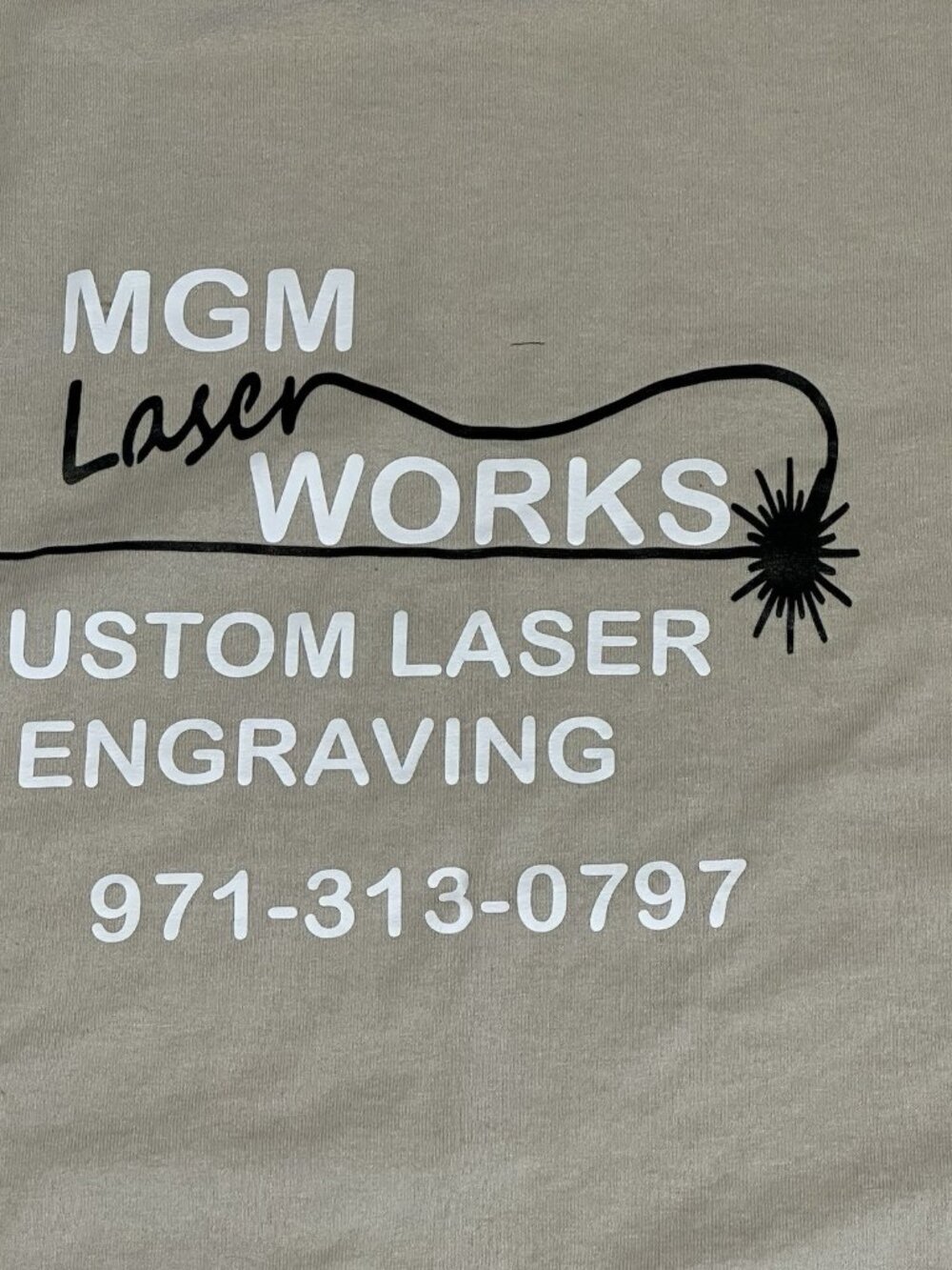 Gildan Dry Blend MGM Laser God The Father Philippians 2:11 Tan Shirt Size XL - Picture 10 of 11
